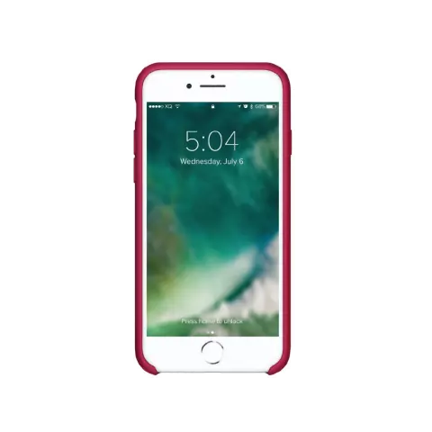 Xqisit NP Silikonh&uuml;lle Kompatibel mit iPhone 6, 6s, 7, 8, SE 2020 und SE 2022 - Rot