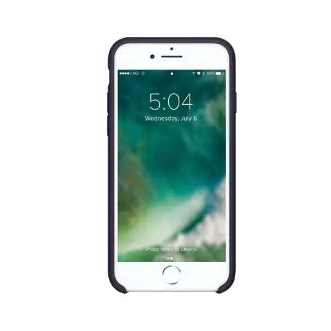 Xqisit NP Silikonh&uuml;lle Kompatibel mit iPhone 6, 6s, 7, 8, SE 2020 und SE 2022 - Blau