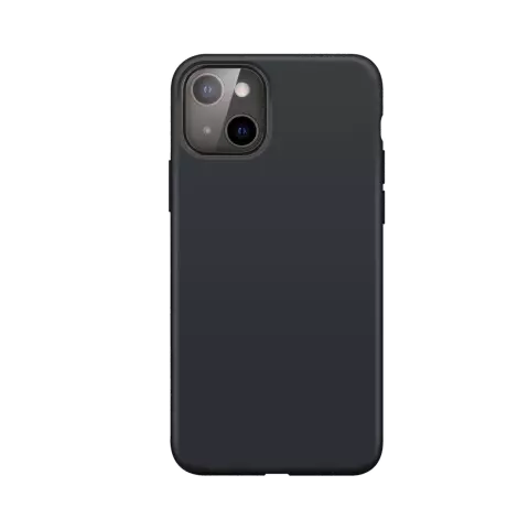 Xqisit NP Silikonh&uuml;lle Anti Bac H&uuml;lle Kompatibel mit iPhone 13 mini - Schwarz