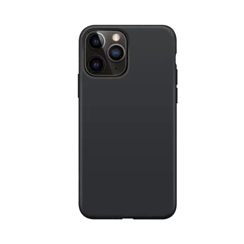Xqisit NP Silikonh&uuml;lle Anti Bac H&uuml;lle Kompatibel mit iPhone 13 Pro - Schwarz