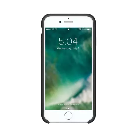 Xqisit NP Silikonh&uuml;lle Anti Bac H&uuml;lle f&uuml;r iPhone 6, 6s, 7, 8, SE 2020 und SE 2022 - Schwarz
