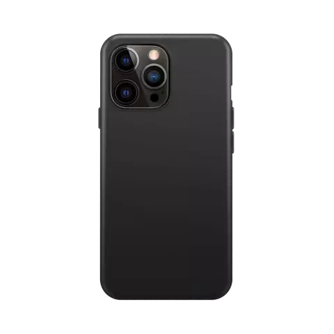 Xqisit NP Silikonh&uuml;lle Anti Bac Magnet H&uuml;lle Kompatibel mit iPhone 14 Pro Max - Schwarz