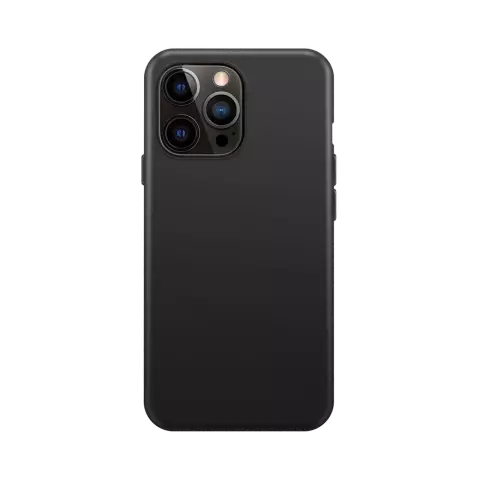 Xqisit NP Silikonh&uuml;lle Anti Bac Recycled H&uuml;lle Kompatibel mit iPhone 15 Pro Max - Schwarz