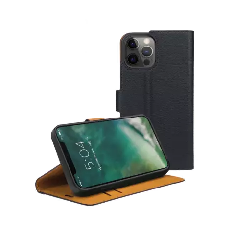 Xqisit NP Slim Wallet Selection Anti Bac H&uuml;lle Kompatibel mit iPhone 12 und 12 Pro - Schwarz