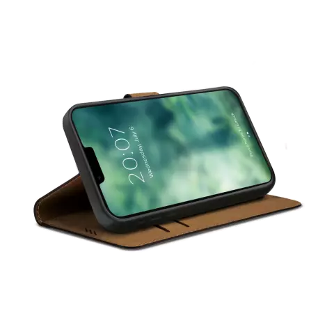 Xqisit NP Slim Wallet Selection Anti Bac Recycled H&uuml;lle Kompatibel mit iPhone 15 - Schwarz