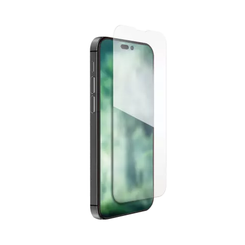 Xqisit NP Tough Glass CF Displayschutzfolie Kompatibel mit iPhone 14 Pro - Transparent