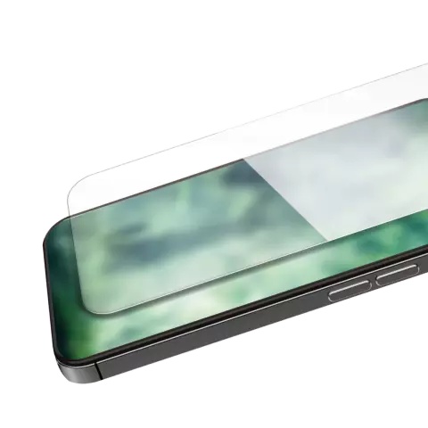 Xqisit NP Tough Glass CF Displayschutzfolie Kompatibel mit iPhone 14 Pro - Transparent