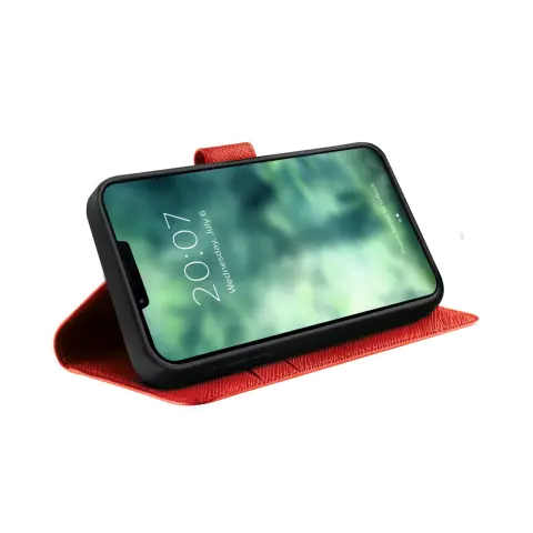 Xqisit NP Wallet Case Viskan Case Kompatibel mit iPhone 6, 6s, 7, 8, SE 2020 und SE 2022 - Rot