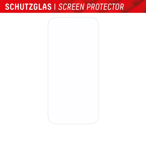 Displex Echtglas Displayschutz Kompatibel mit iPhone 15 Plus &amp; iPhone 15 Pro Max - Transparent