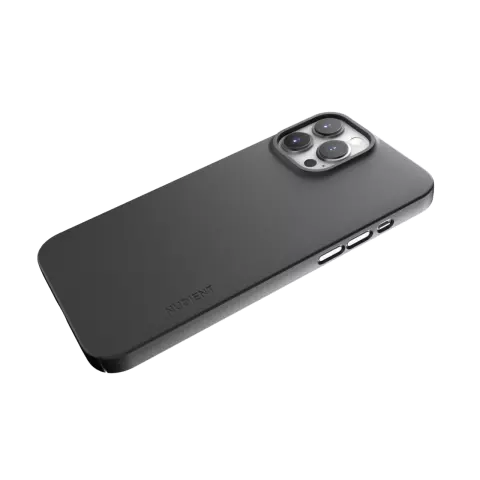 Nudient Thin Case V3 Magneth&uuml;lle Kompatibel mit iPhone 13 Pro Max - Schwarz