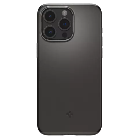 Spigen Thin Fit H&uuml;lle Kompatibel mit iPhone 15 Pro - Grau