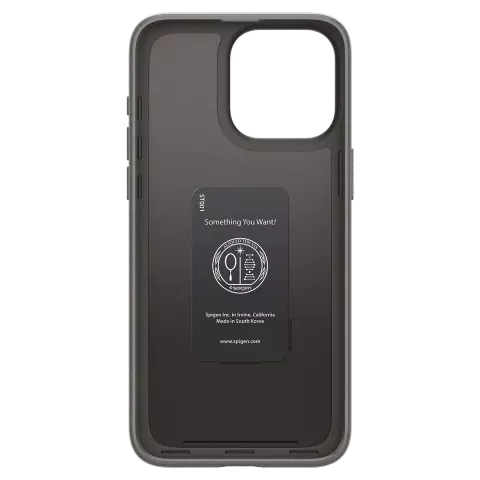 Spigen Thin Fit H&uuml;lle Kompatibel mit iPhone 15 Pro - Grau