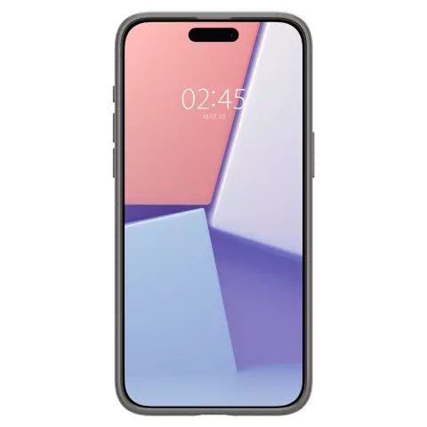 Spigen Thin Fit H&uuml;lle Kompatibel mit iPhone 15 Pro - Grau