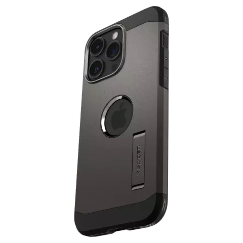 Spigen Tough Armor MagFit H&uuml;lle Kompatibel mit iPhone 15 Pro - Grau