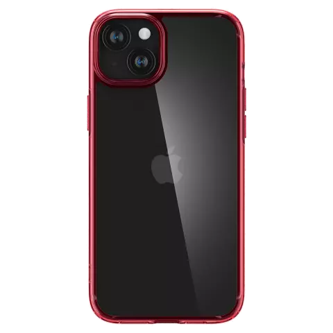 Spigen Ultra Hybrid H&uuml;lle Kompatibel mit iPhone 15 - Rot