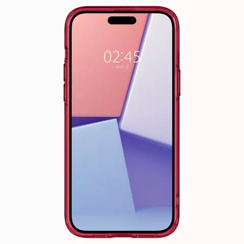 Spigen Ultra Hybrid H&uuml;lle Kompatibel mit iPhone 15 - Rot