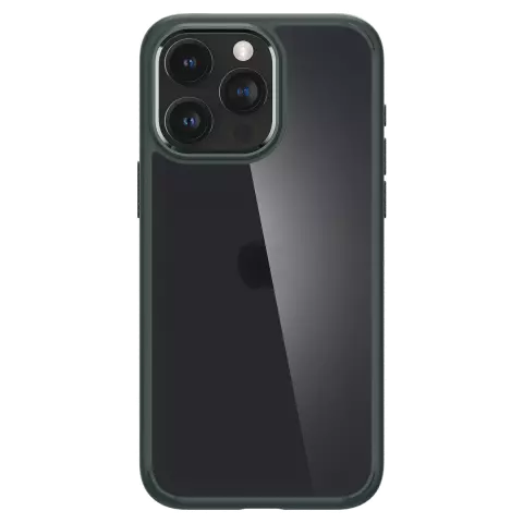 Spigen Ultra Hybrid H&uuml;lle Kompatibel mit iPhone 15 Pro - Gr&uuml;n