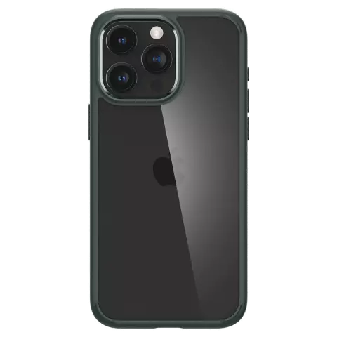 Spigen Ultra Hybrid Case Kompatibel mit iPhone 15 Pro Max - Gr&uuml;n
