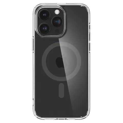Spigen Ultra Hybrid MagFit H&uuml;lle Kompatibel mit iPhone 15 Pro - Grau