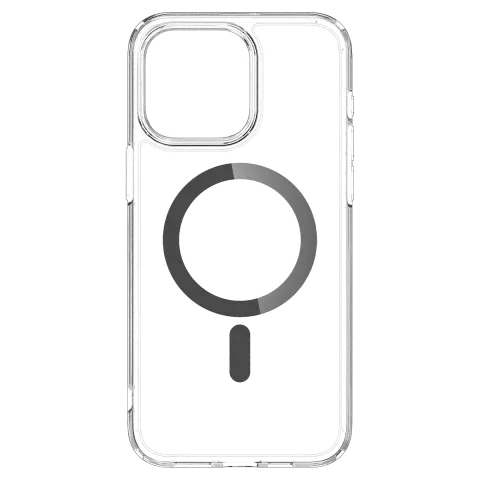 Spigen Ultra Hybrid MagFit H&uuml;lle Kompatibel mit iPhone 15 Pro - Grau