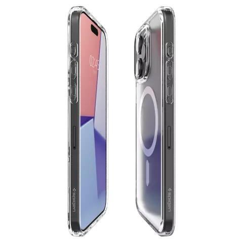 Spigen Ultra Hybrid MagFit H&uuml;lle Kompatibel mit iPhone 15 Pro - Transparent
