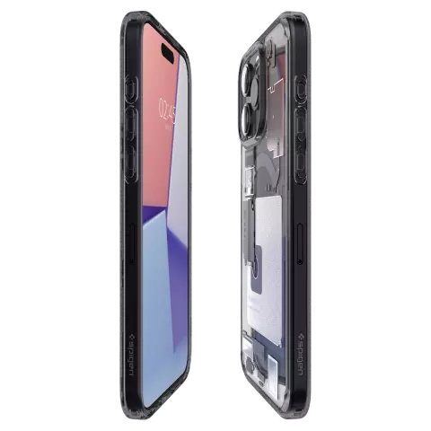 Spigen Ultra Hybrid Zero One MagFit H&uuml;lle Kompatibel mit iPhone 15 Pro - Grau