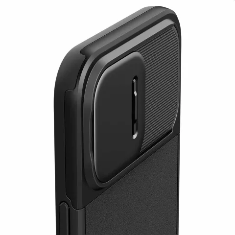 Spigen Optik Armor Magfit Schutzh&uuml;lle f&uuml;r iPhone 15 Pro Max - Schwarz