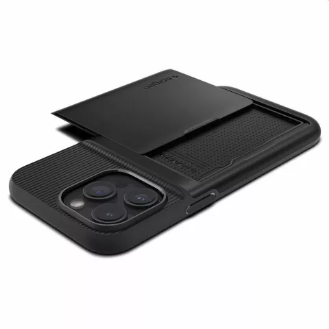 Spigen Slim Armor CS H&uuml;lle Kompatibel mit iPhone 15 Pro - Schwarz