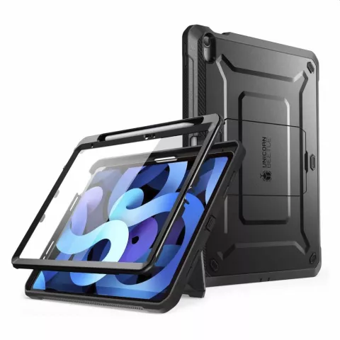 Supcase Unicorn Beetle Schutzh&uuml;lle f&uuml;r iPad 10. Generation 10,9 Zoll 2022 - Schwarz