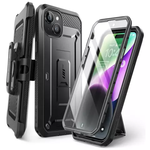 Supcase Unicorn Beetle Schutzh&uuml;lle f&uuml;r iPhone 15 - Schwarz