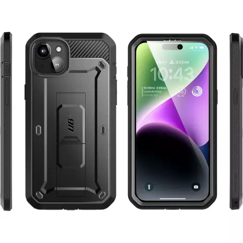 Supcase Unicorn Beetle Schutzh&uuml;lle f&uuml;r iPhone 15 - Schwarz