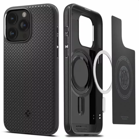 Spigen Magfit Armor Case H&uuml;lle Kompatibel mit iPhone 15 Pro - Schwarz
