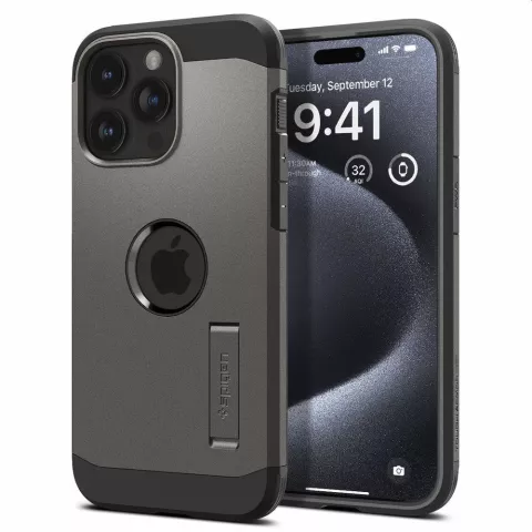 Spigen Tough Armor Magfit Case Kompatibel mit iPhone 15 Pro - Schwarz