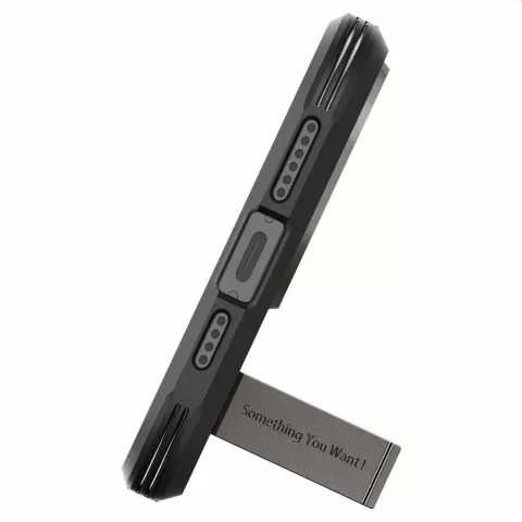 Spigen Tough Armor Magfit Case Kompatibel mit iPhone 15 Pro - Schwarz