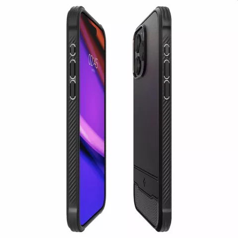 Spigen Rugged Armor Magfit Schutzh&uuml;lle f&uuml;r iPhone 15 Pro - Schwarz