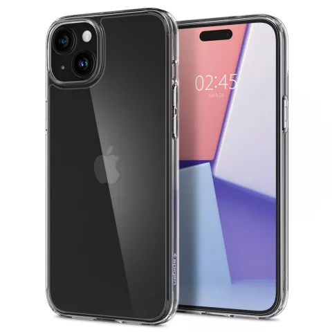 Spigen Air Skin Hybrid-H&uuml;lle f&uuml;r iPhone 15 - Kristallklar