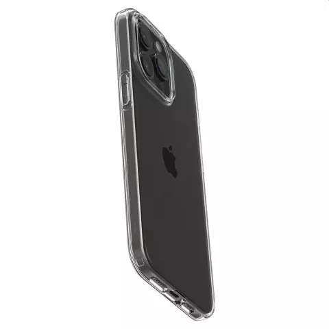 Spigen Liquid Crystal Case Kompatibel mit iPhone 15 Pro Max - Kristallklar