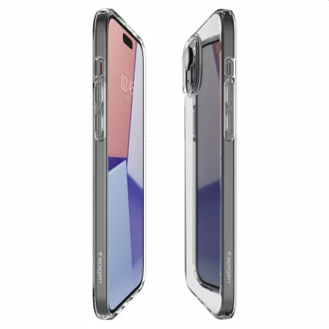 Spigen Liquid Crystal H&uuml;lle f&uuml;r iPhone 15 - Kristallklar