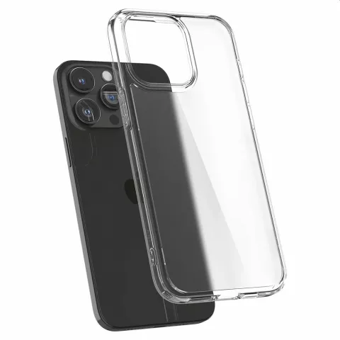 Spigen Ultra Hybrid-H&uuml;lle f&uuml;r iPhone 15 Pro Max - Kristallklar