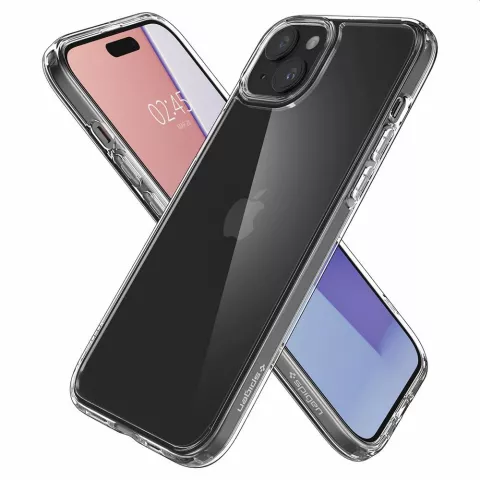 Spigen Ultra Hybrid Case Kompatibel mit iPhone 15 Plus - Kristallklar
