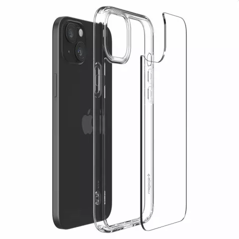 Spigen Ultra Hybrid Case Kompatibel mit iPhone 15 Plus - Kristallklar