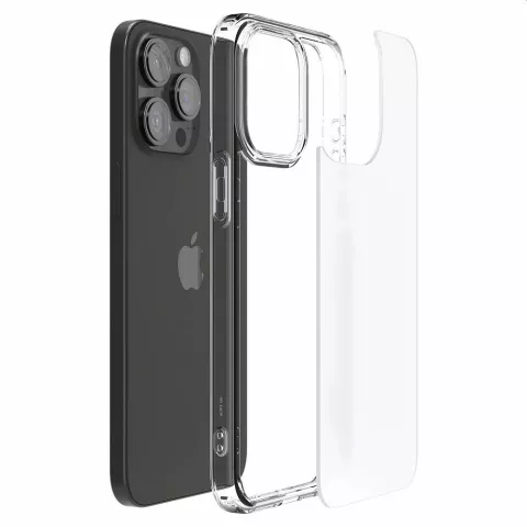 Spigen Ultra Hybrid-H&uuml;lle f&uuml;r iPhone 15 Pro - Kristallklar