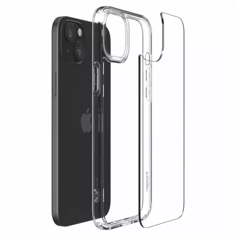 Spigen Ultra Hybrid Case f&uuml;r iPhone 15 - Kristallklar