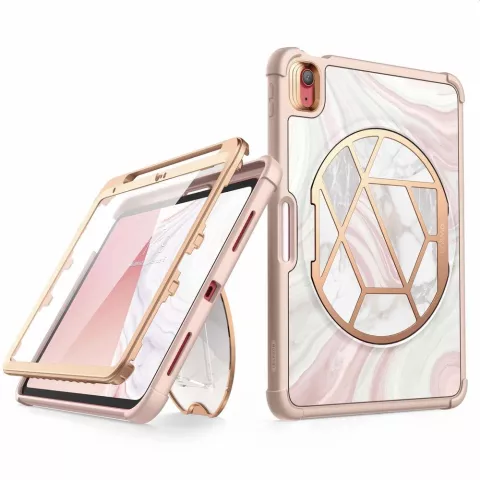 Supcase Cosmo Case H&uuml;lle Kompatibel mit iPad 10. Generation 10,9 Zoll 2022 - Marmor