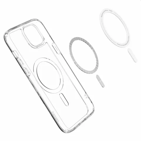 Spigen Ultra Hybrid Magfit H&uuml;lle f&uuml;r iPhone 15 Plus - Weiss