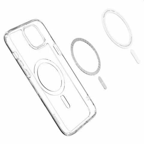 Spigen Ultra Hybrid Magfit Case Kompatibel mit iPhone 15 Plus - Weiss