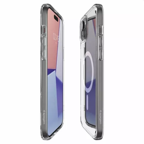 Spigen Ultra Hybrid Magfit Case Kompatibel mit iPhone 15 Plus - Weiss