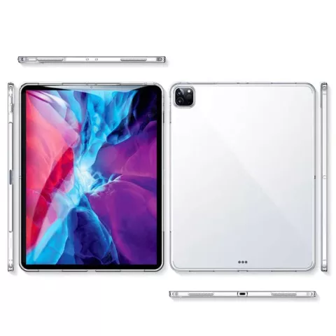 Flexibler TPU-Schutz H&uuml;lle iPad Pro 12.9-inch (2018 2020 2021 2022) - Transparente transparente H&uuml;lle