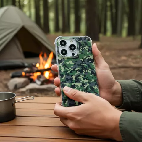 Army Camouflage Survivor TPU-H&uuml;lle Kompatibel mit iPhone 11 - Armeegr&uuml;n