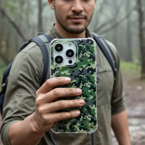 Army Camouflage Survivor TPU-H&uuml;lle Kompatibel mit iPhone 11 - Armeegr&uuml;n